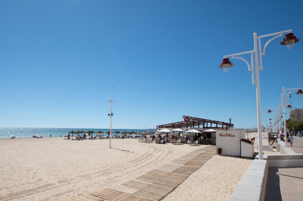 Apartamento El Rayo Verde Cadiz Bagian luar foto